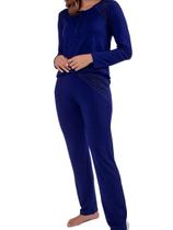 Pijama feminino longo podiun 225110