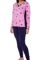 Pijama feminino longo podiun 225172 Pijama feminino longo podiun 225172