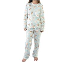 Pijama Feminino Longo Ursos Kanto dos Sonhos 5700 Pijama Feminino Longo Ursos Kanto dos Sonhos 5700