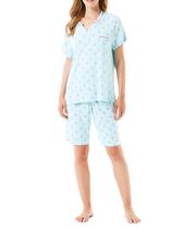 Pijama Feminino Macio com Estampa de Cactos Manga Curta Verde Lohe Pijama Feminino Macio com Estampa de Cactos Manga Curta Verde Lohe