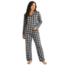 Pijama Feminino Manga Longa Na Flanela Pijama Feminino Manga Longa Na Flanela