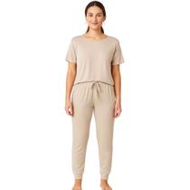 Pijama Feminino Meia Estação Blusa e Calça Jogger Lupo