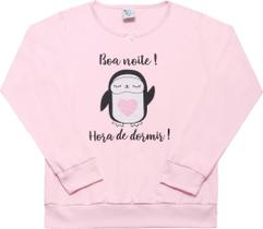 Pijama Feminino Meia Malha Rosê/Rot Rosê Tam 3 Dicanela Pijama Feminino Meia Malha Rosê/Rot Rosê Tam 3 Dicanela