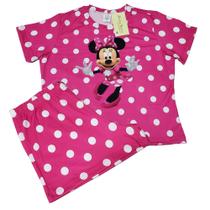 Pijama feminino Minie Pink com Mangas