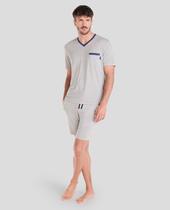 Pijama Feminino Modal Macio Cinza Lohe Pijama Feminino Modal Macio Cinza Lohe