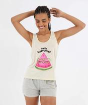 Pijama Feminino Nadador Melancia Marisa Verde-88079 Pijama Feminino Nadador Melancia Marisa Verde-88079