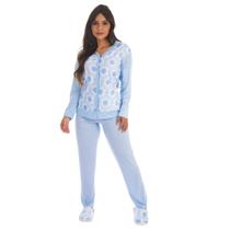 Pijama feminino para o inverno ABERTO Victory
