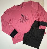 Pijama Feminino Pele de Pêssego Ovelhinha Ralu 21564