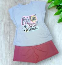 Pijama Feminino Personalizado Presente Especial Dia Das Mães E Avós