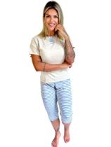 Pijama Feminino Pescador Claudiane 894