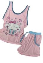 Pijama Feminino Plus Size BermuDoll Regatinha Pijama Feminino Plus Size BermuDoll Regatinha