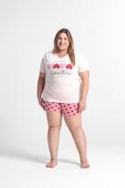 Pijama Feminino Plus Size Curto Pijama Feminino Plus Size Curto