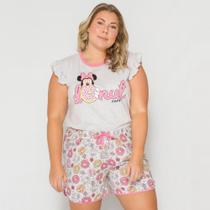 Pijama Feminino Plus Size Minnie Disney 88.03.0003