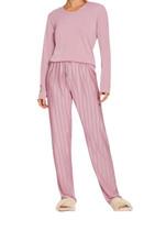 Pijama Feminino Recco Longo Microfibra Rosa Tailor - 15240