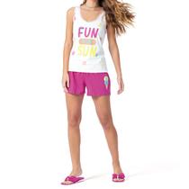 Pijama Feminino Short Doll Regata 10120041 Lua Encantada