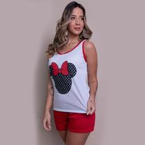 Pijama Feminino Vekyo Estampado Adulto Minnie