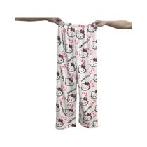 Pijama Feminino Y2K Kawaii Hello Kitty - Flanela Quente, Desenho Animado