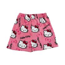 Pijama Feminino Y2K Kawaii Hello Kitty - Flanela Quente, Desenho Animado