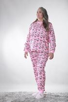 Pijama fleece hello kitty Longo Dunabella - Mãe
