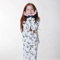 Pijama Fleece Infantil Pandinha unissex Dunabella