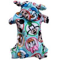 Pijama Fleece Turma Mickey para cachorro e gato
