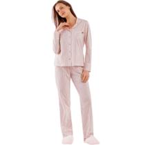 Pijama Frio Aberto Feminino Cor com Amor - 2010681 COR Pijama Frio Aberto Feminino Cor com Amor - 2010681 COR
