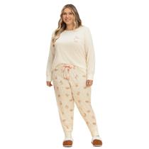 Pijama frio algodão feminino lua encantada - 10900060 lua Pijama frio algodão feminino lua encantada - 10900060 lua