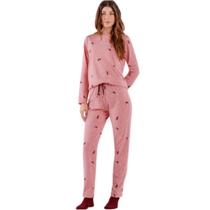 Pijama Frio Feminino Algodão Cor com amor - 2010583 COR Pijama Frio Feminino Algodão Cor com amor - 2010583 COR