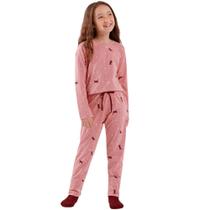 Pijama Frio Infantil Algodão Feminino Cor com Amor - 2050079 COR