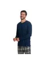 Pijama heitor longo marinho/gg Pijama heitor longo marinho/gg