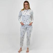 Pijama Hering de Inverno Manga Longa com Calça Feminino
