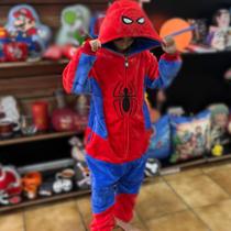 Pijama Homem Aranha Kigurumi Infantil-Zona Criativa