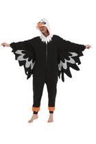 Pijama HVNTjvn Eagle Costume Macacão Unissex Preto L