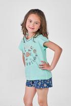 Pijama Infantil Algodão Fundo Do Mar