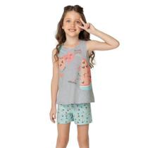 Pijama Infantil Blusa e Short 83323 - Malwee Kids