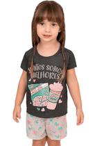 Pijama Infantil Blusa e Short Geométrico - Izitex