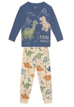 Pijama Infantil Brandili em Algodão Dino