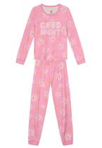 Pijama Infantil Brandili Floral Good Night