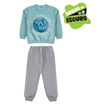 Pijama Infantil Brilha no Escuro Estampado - Malwee Kids