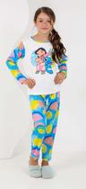 Pijama Infantil Calça Menina Lilo Stitch + Xuxinha Cabelo