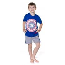 Pijama Infantil Capitão América Avengers - Marvel 52.05.0023 Pijama Infantil Capitão América Avengers - Marvel 52.05.0023