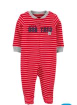 Pijama infantil Carters original. Pijama 100% algodão. Ziper. 3 a 9 meses. Bebê, recém nascido.