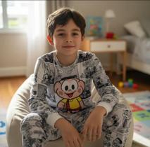 Pijama Infantil Cascão ( 1 pijama ) calça e blusa