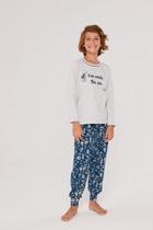 Pijama Infantil Cotton Fundo Do Mar