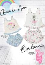 Pijama infantil curto chuva de amor Cod 205