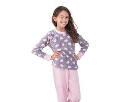 Pijama infantil de inverno plush frio inverno super quentinho - BELLA
