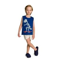 Pijama Infantil Dinossauro Skatista C Óculos Brilha No Escuro Pijama Infantil Dinossauro Skatista C Óculos Brilha No Escuro