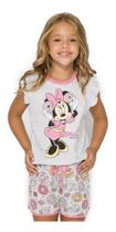 Pijama Infantil Donut Minnie Disney Evanilda 0027 - 4 6 8 10