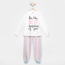 Pijama Infantil Duzizo Brilha no Escuro Best Version Menina