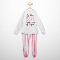 Pijama Infantil Duzizo Brilha no Escuro Best Version Menina